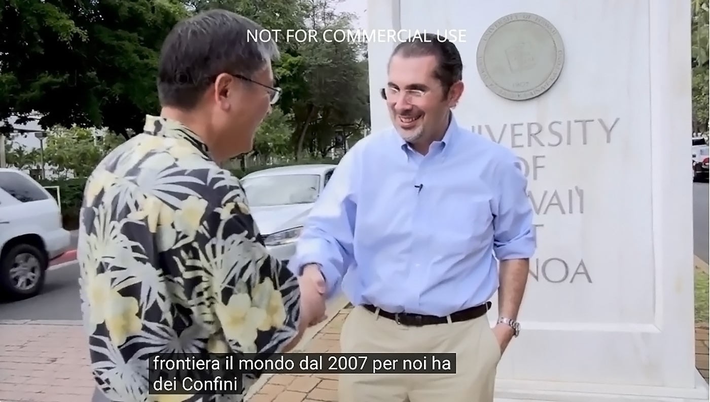 Dr. Jian Yu e Marco Astorri USA UH Hawaii https://www.youtube.com/watch?v=Jivep4hM60s&t=6s