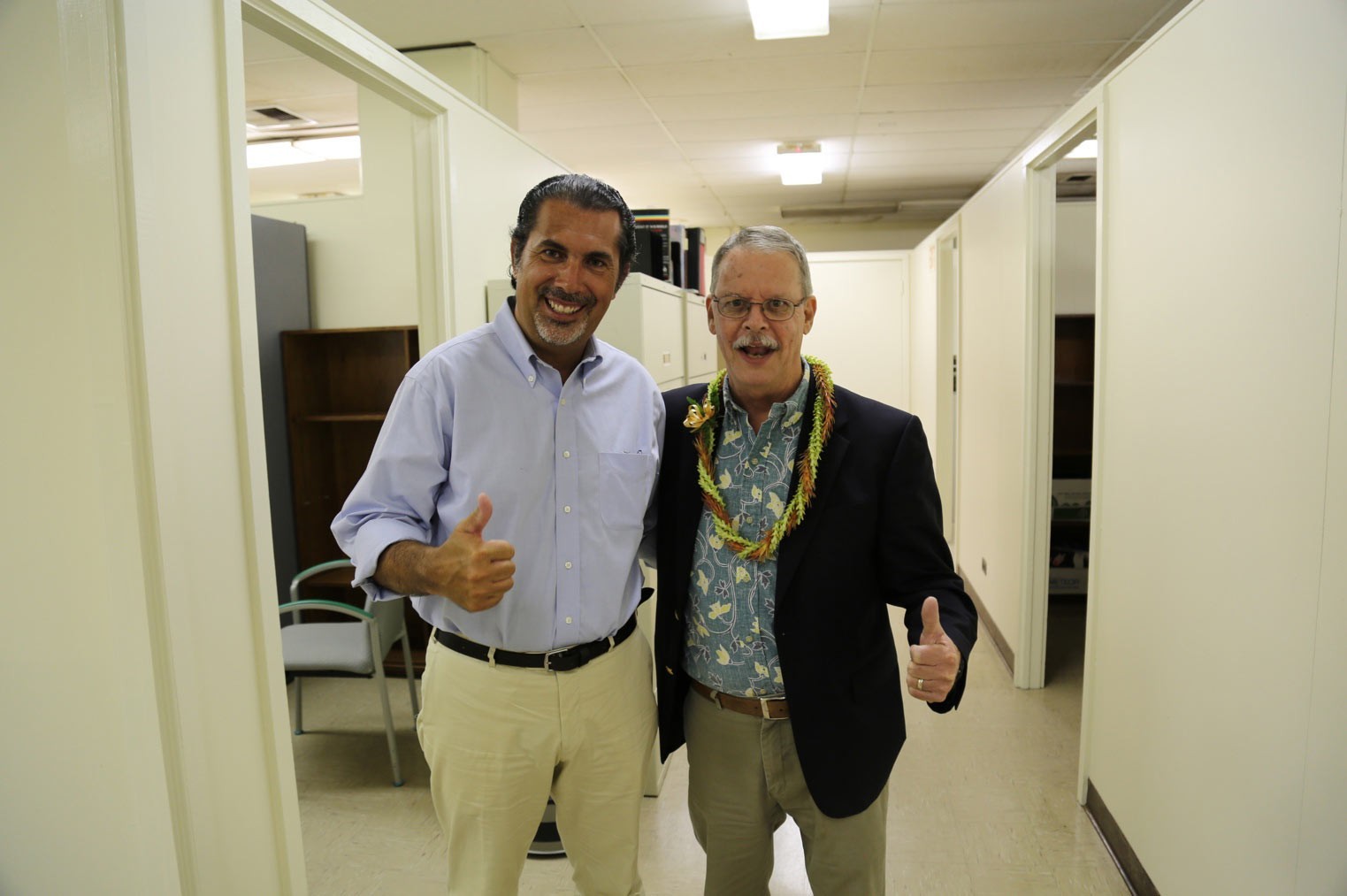 pict 18_ Marco Astorri, fondatore e presidente Bio-On e Jonathan Roberts, Licensing Associate  Office of Technology Transfer & Economic Development  University of Hawaii (2017)